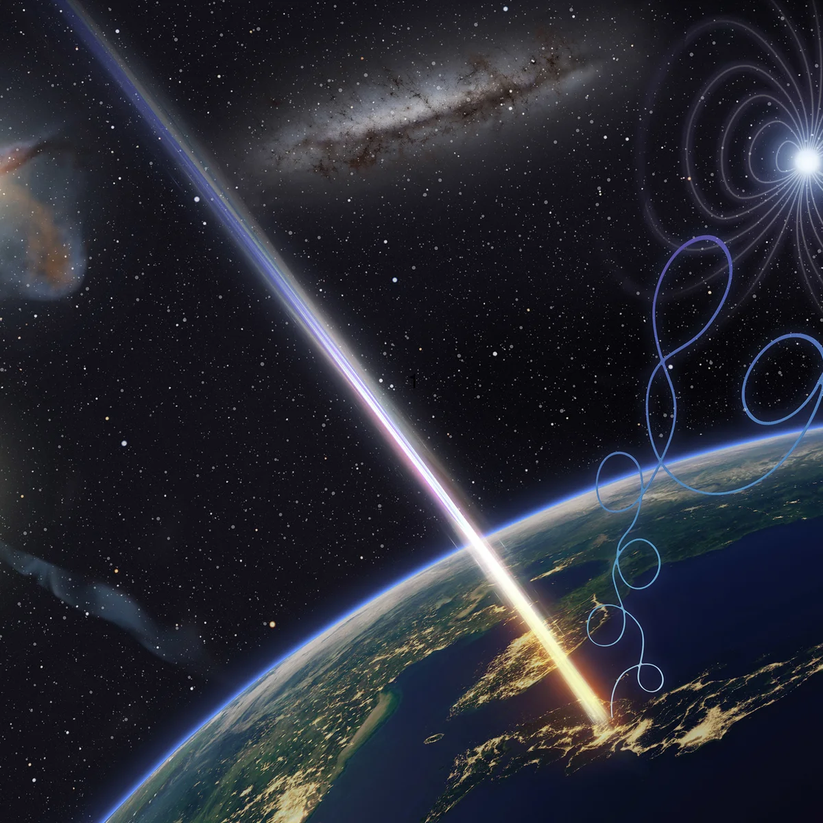 Astronomers Detect Powerful Beam of Energy Aimed at Earth