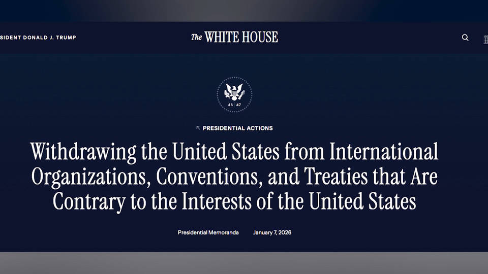 United States Withdraws from 66 International Organizations and Global Agreements in Major Foreign Policy Shift - gallery image 1