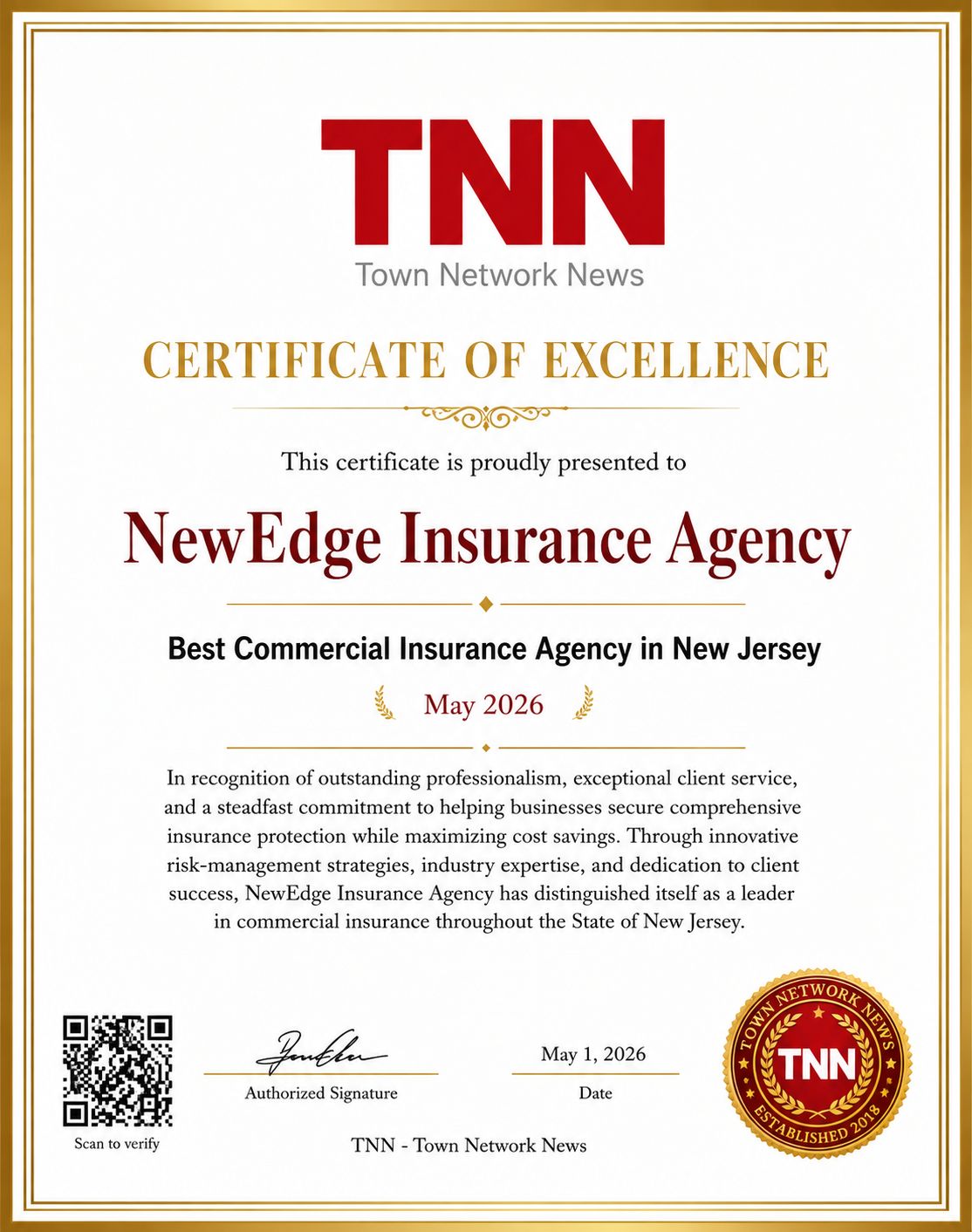How NewEdge Insurance Agency Built a Competitive Advantage in New Jersey’s Commercial Insurance Market