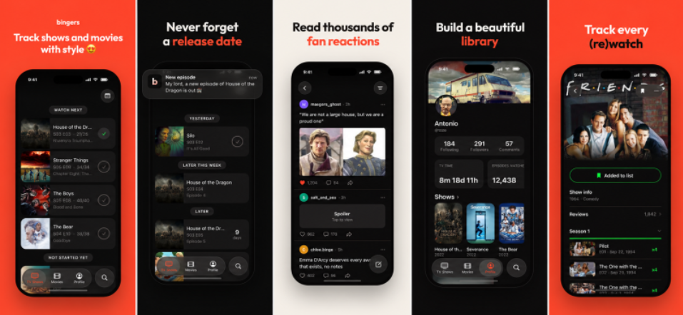 Bingers Seeks to Rebuild the TV Fan Experience After TV Time’s Shutdown - gallery image 2