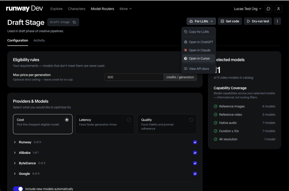 Runway Shifts From AI Video Creator to Generative Media Infrastructure With New Model Router