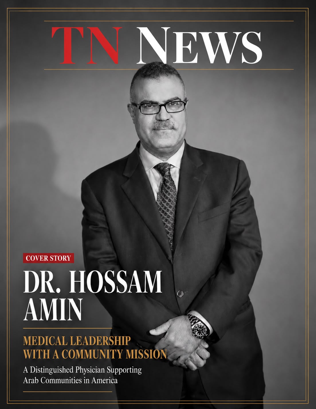 Dr. Hossam Amin Recognized for His Medical Leadership and Support of Arab Communities
