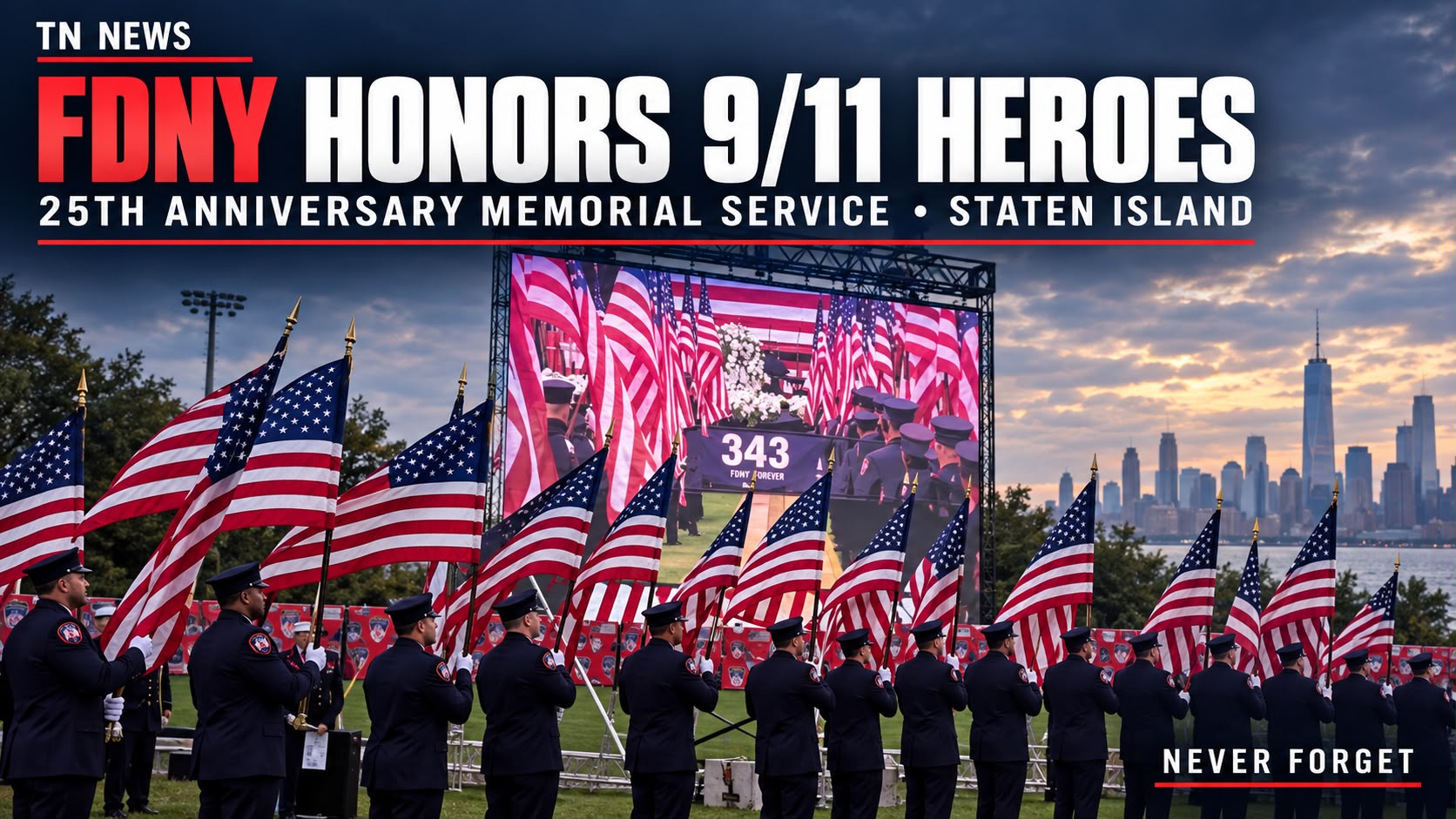 New York Marks 25 Years Since 9/11 as FDNY Honors Fallen Firefighters and First Responders