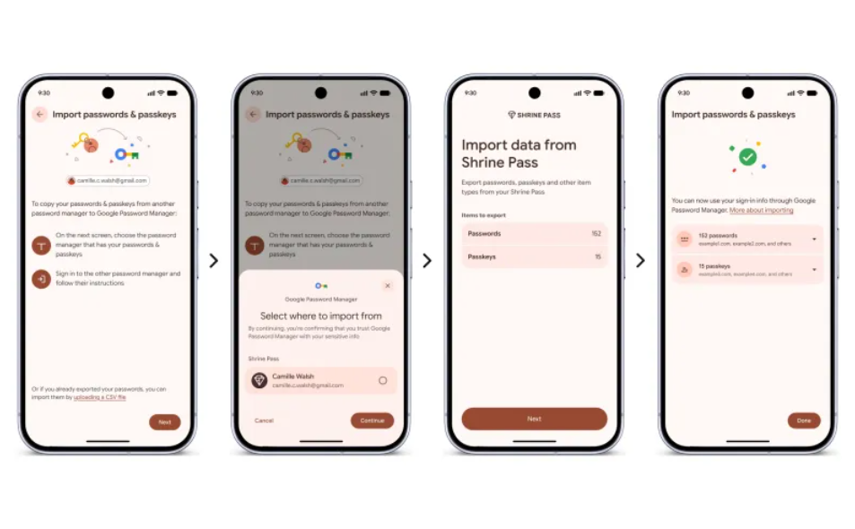Google Redesigns Password Migration on Android to Make Switching More Seamless - gallery image 1