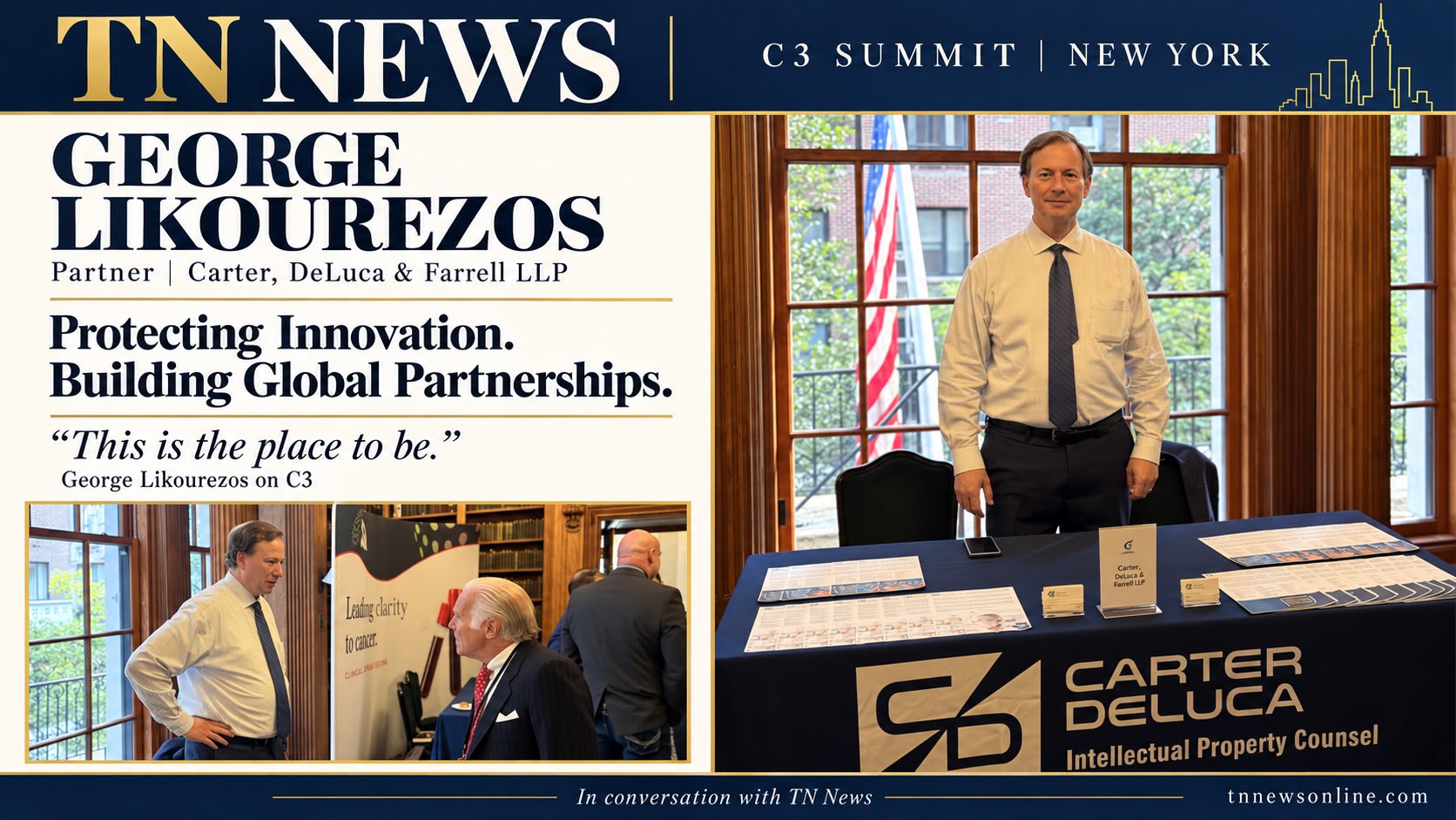 George Likourezos Highlights C3 Summit’s Role in Connecting Healthcare Innovation and Global Partnerships