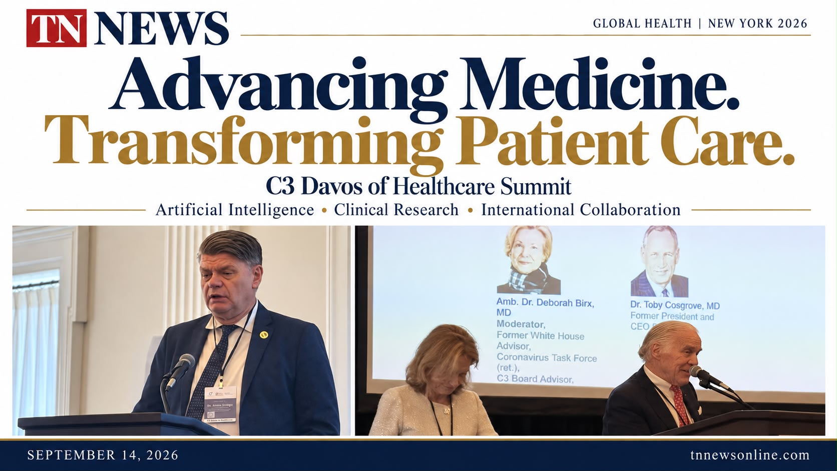 Dr. Björn Zoëga Outlines a Patient-Focused Vision for AI and Medical Innovation at C3 New York Summit
