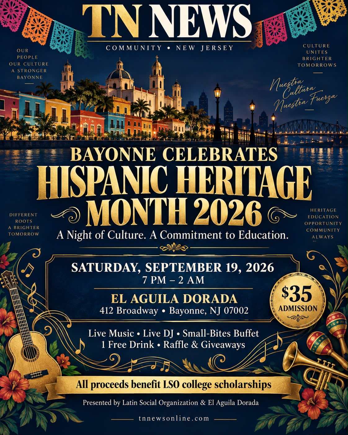 Bayonne to Celebrate Hispanic Heritage While Supporting College Scholarships - gallery image 1