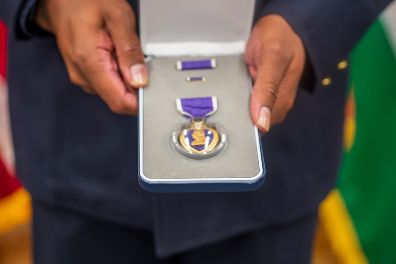 NYPD Sergeant Ruben Cespedes Receives Purple Heart Nearly 17 Years After Afghanistan Wounds - gallery image 2