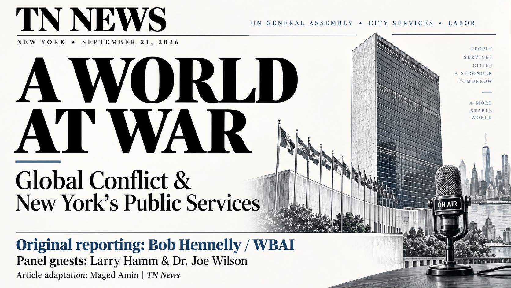 Global Conflict and New York’s Public Services Take Focus in WBAI Discussion - gallery image 1