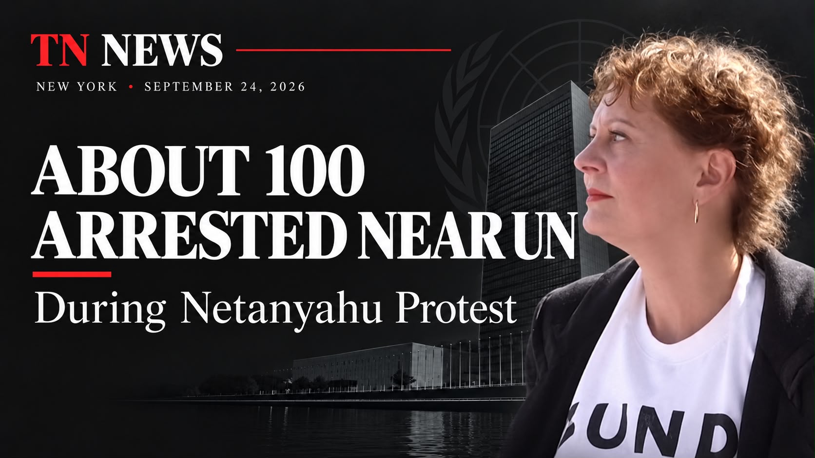 About 100 Arrested Near UN During Protest Against Netanyahu’s Visit - gallery image 1