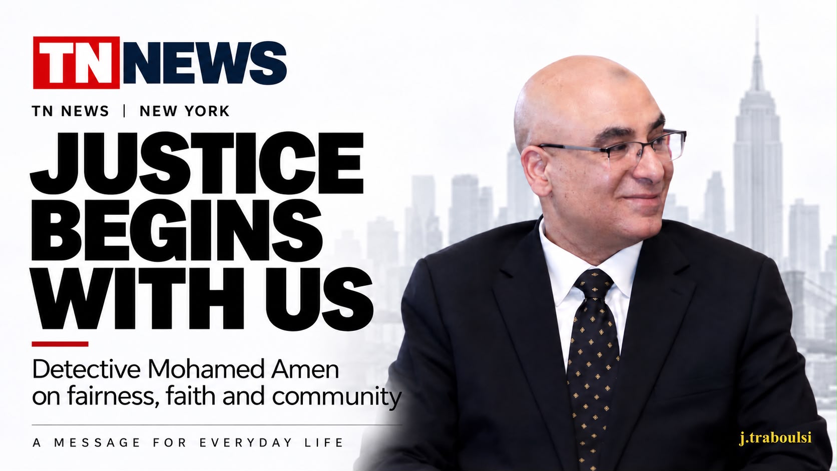 NYPD Detective Mohamed Amen Connects Justice With Everyday Responsibility