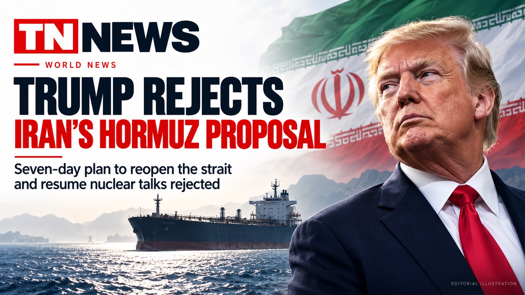 Trump Rejects Iran’s Seven-Day Hormuz Proposal, Leaving Diplomatic Outlook Uncertain