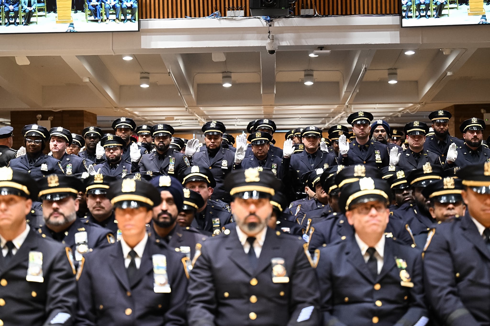 NYPD Commissioner Tisch Honors Officers Promoted at One Police Plaza - gallery image 2