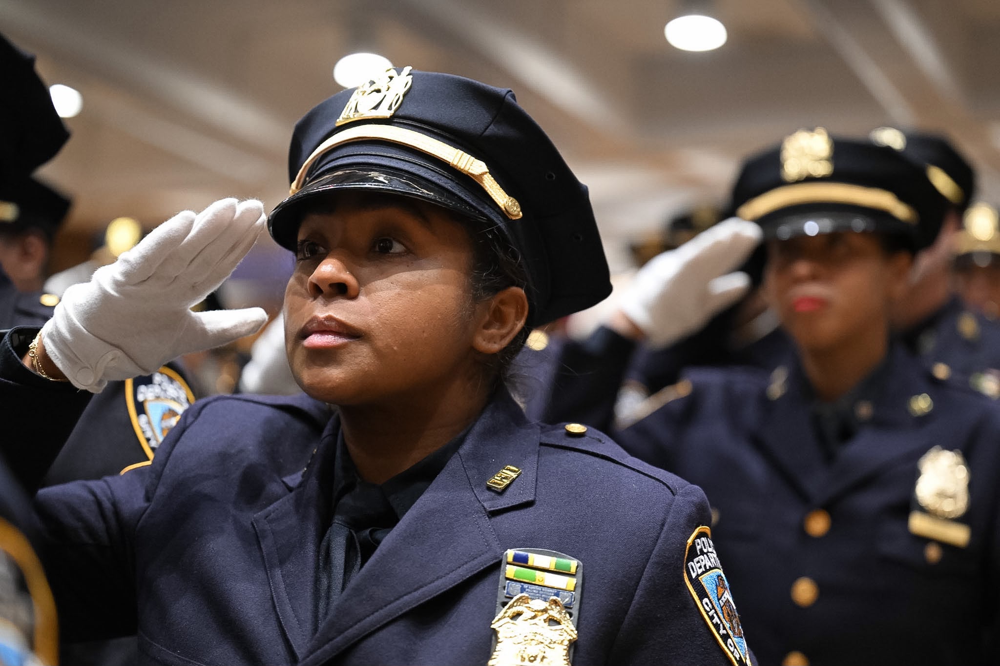 NYPD Commissioner Tisch Honors Officers Promoted at One Police Plaza - gallery image 3