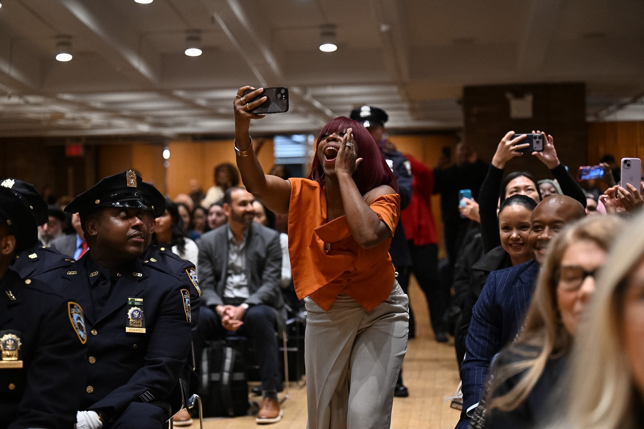 NYPD Commissioner Tisch Honors Officers Promoted at One Police Plaza - gallery image 4