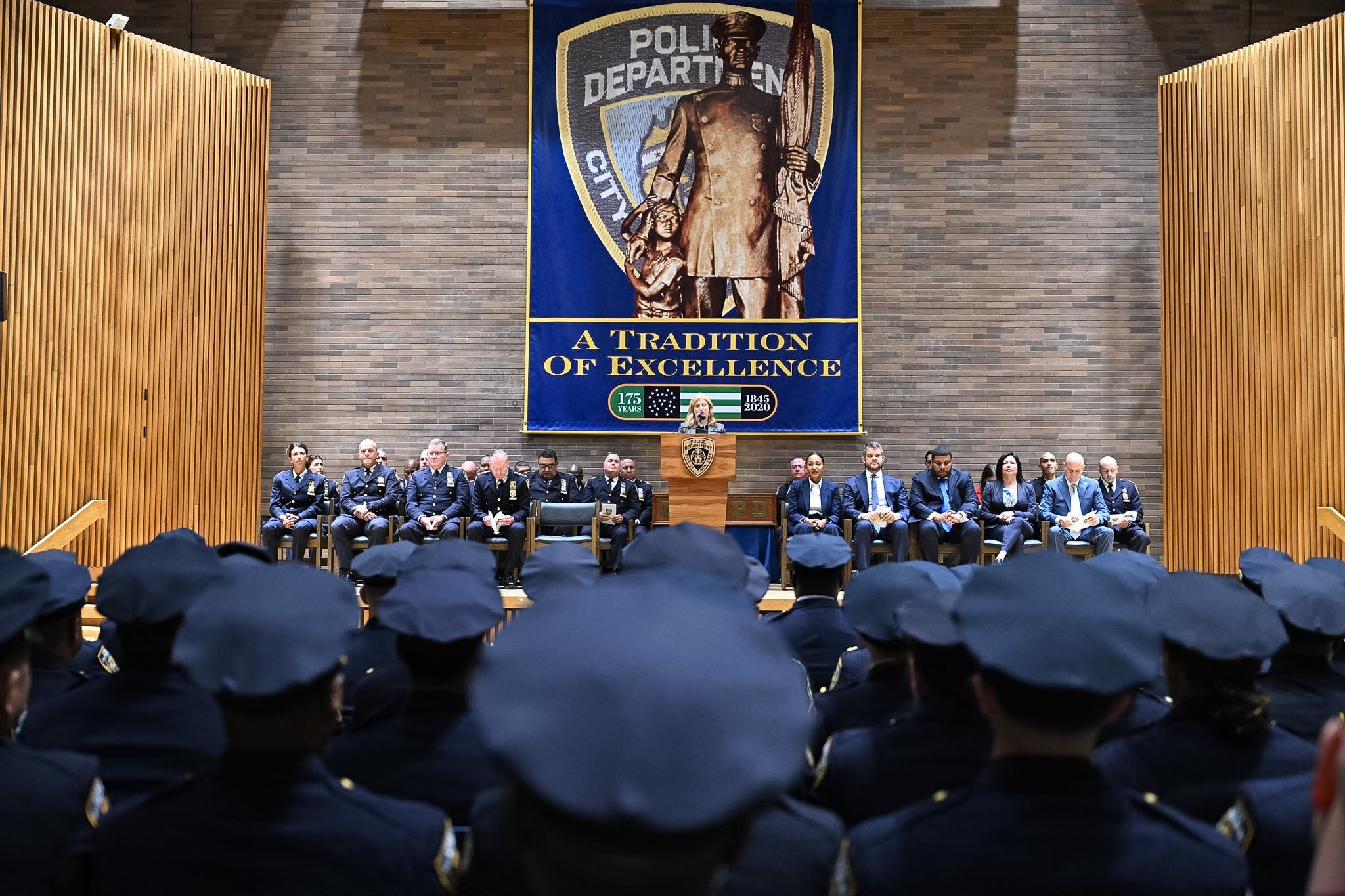 NYPD Commissioner Tisch Honors Officers Promoted at One Police Plaza - gallery image 5