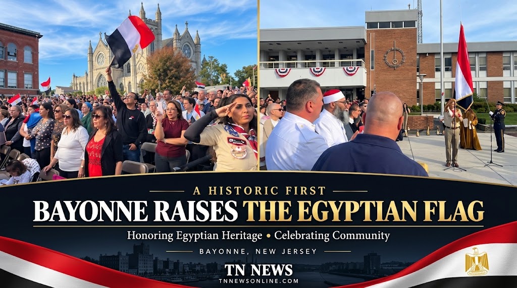 Bayonne Holds First Egyptian Flag-Raising Ceremony to Celebrate Community Heritage