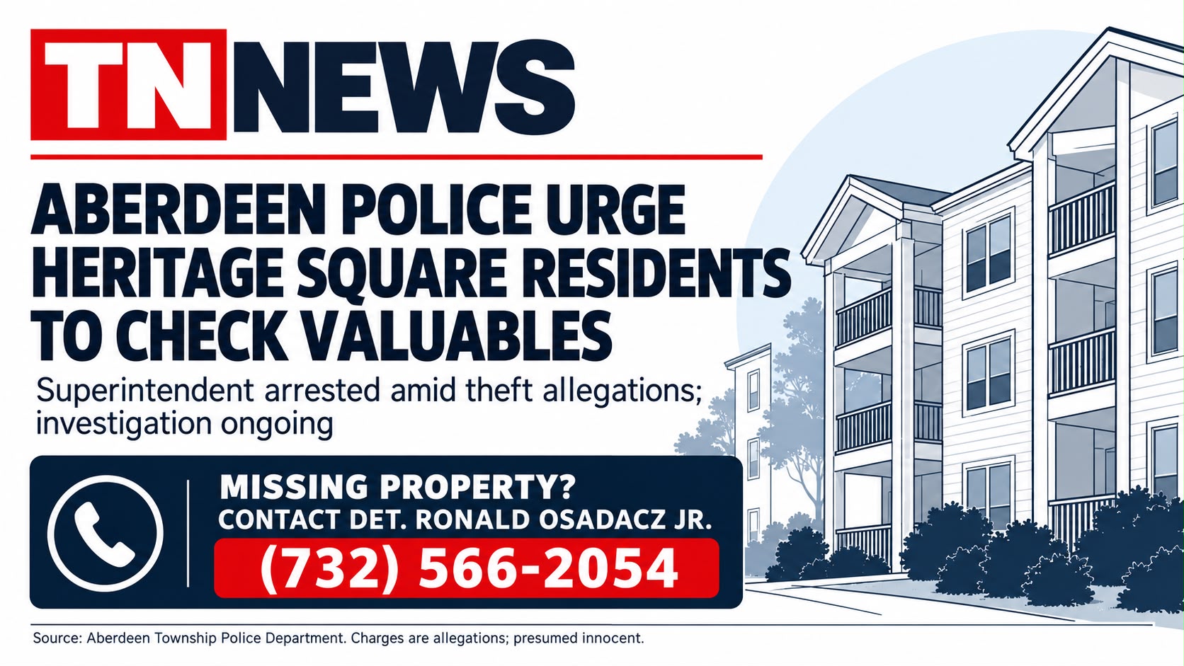 Aberdeen Police Urge Heritage Square Residents to Check Valuables After Superintendent’s Arrest - gallery image 1